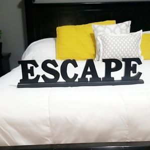 ESCAPE sign